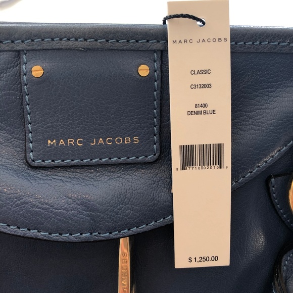 Marc Jacobs Wellington Satchel Bag, Denim Blue - Picture 7 of 7